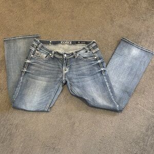 Rock & Roll Women's Classic Blue Boot Cut Jeans